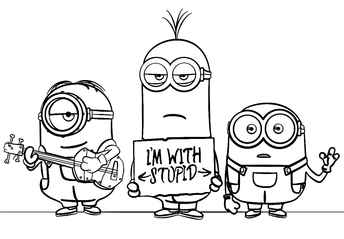 Minion Coloring Pages 92