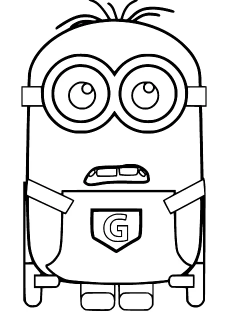 Desenhos de Minion Para Colorir 96