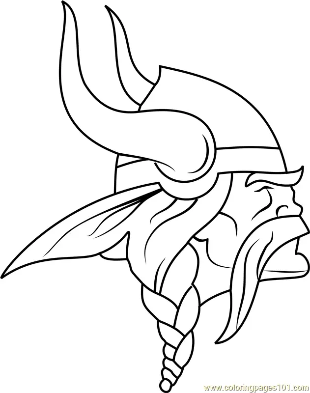 Minnesota Vikings Coloring Pages 1