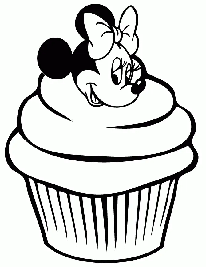 Minnie Mouse Coloring Pages 110