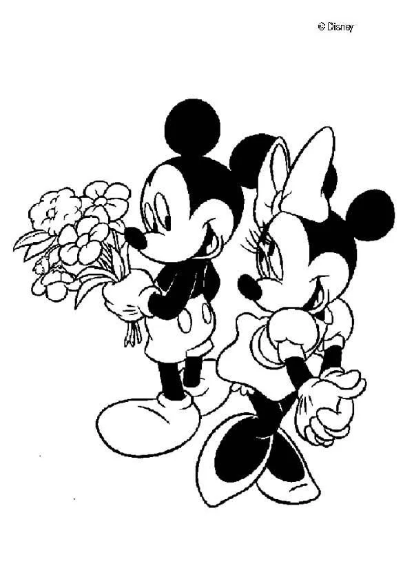 Minnie Mouse Coloring Pages 62