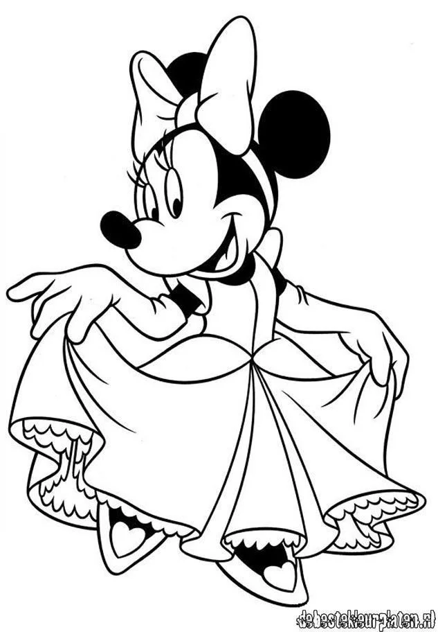 Minnie Mouse Coloring Pages 90