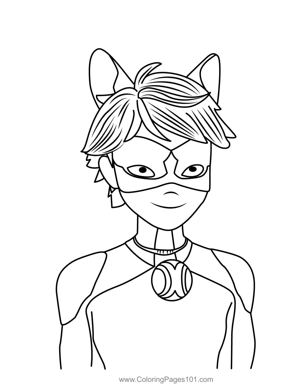 Miraculous Zag Chibi Para Colorir 9