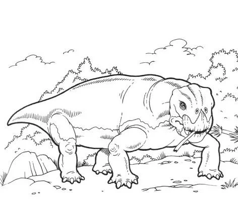 Desenhos de Misc Dinossauros Para Colorir 12