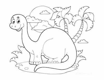 Desenhos de Misc Dinossauros Para Colorir 3