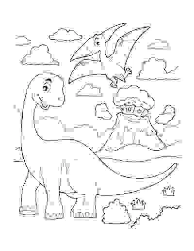 Desenhos de Misc Dinossauros Para Colorir 6