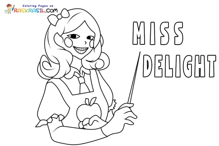 Desenhos de Miss delight Para Colorir 4