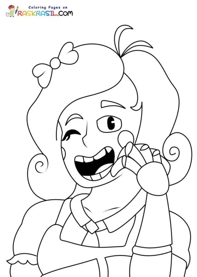 Miss Delight Coloring Pages 6