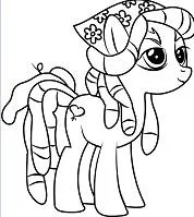 Desenhos de MLP Para Colorir 100