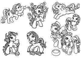 Desenhos de MLP Para Colorir 107