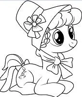 Desenhos de MLP Para Colorir 116