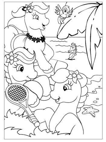 Desenhos de MLP Para Colorir 134