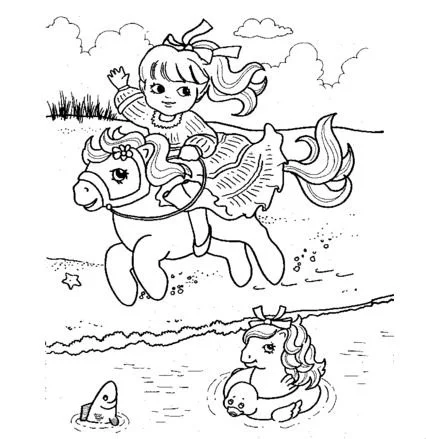 Desenhos de MLP Para Colorir 148