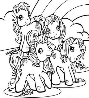 Desenhos de MLP Para Colorir 151