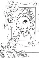 Desenhos de MLP Para Colorir 152