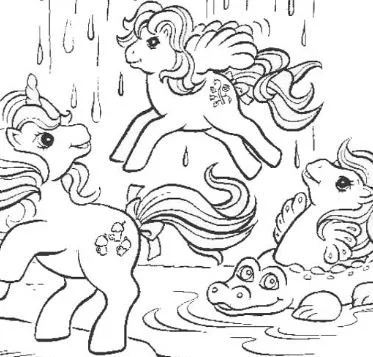 Desenhos de MLP Para Colorir 153