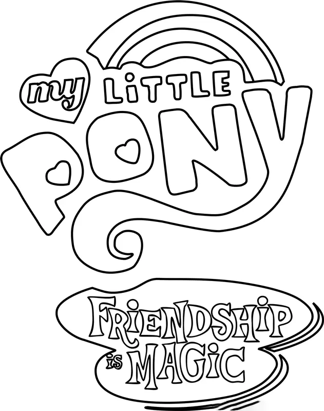 Desenhos de MLP Para Colorir