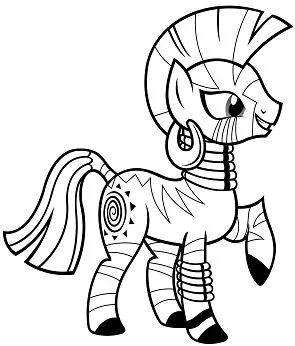 Desenhos de MLP Para Colorir 21