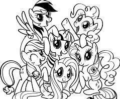 Desenhos de MLP Para Colorir 63