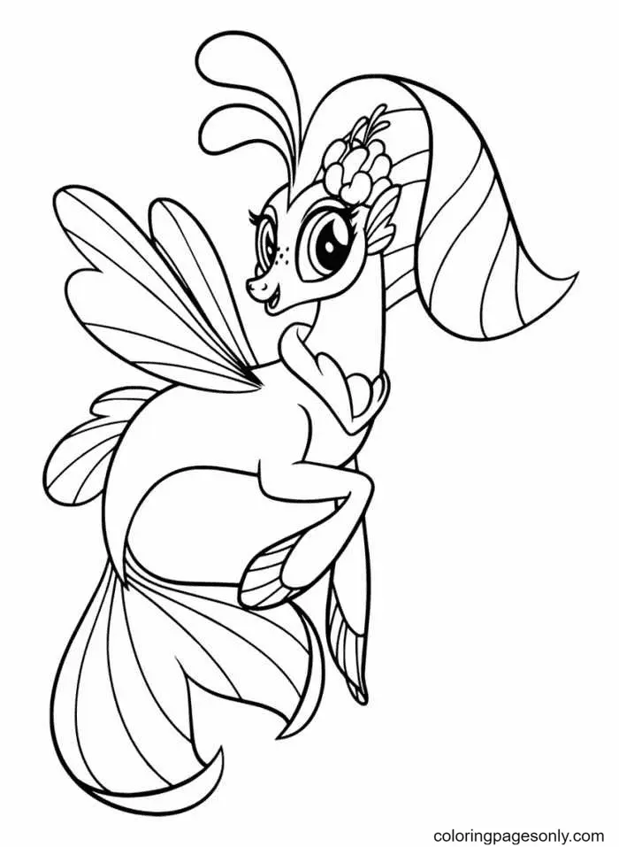 Desenhos de MLP Para Colorir 7