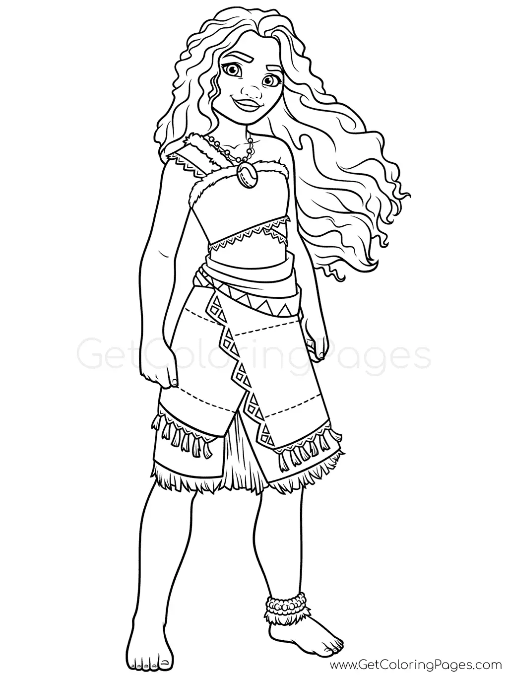 Moana 2 Coloring Pages 1