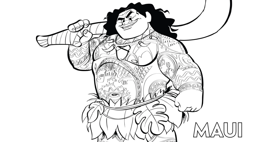 Moana 2 Para Colorir 11