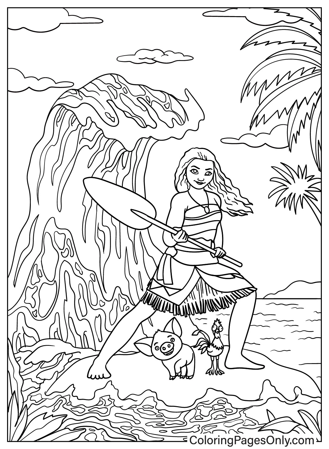 Moana 2 Coloring Pages 20