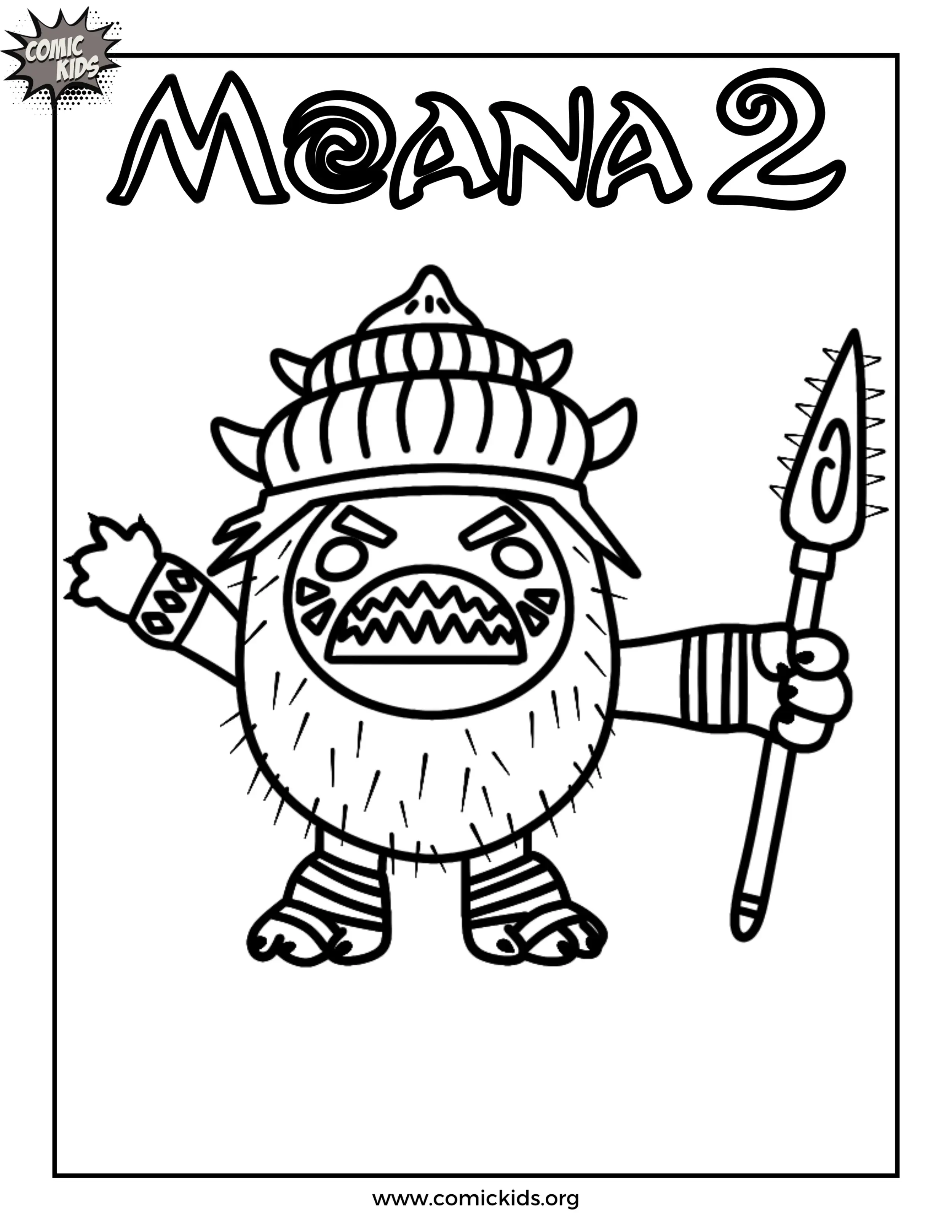 Moana 2 Para Colorir 21