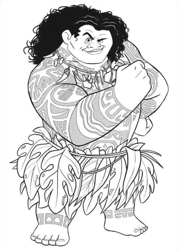 Moana Para Colorear 27