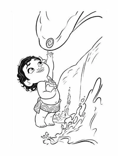 Desenhos de Moana Para Colorir 50