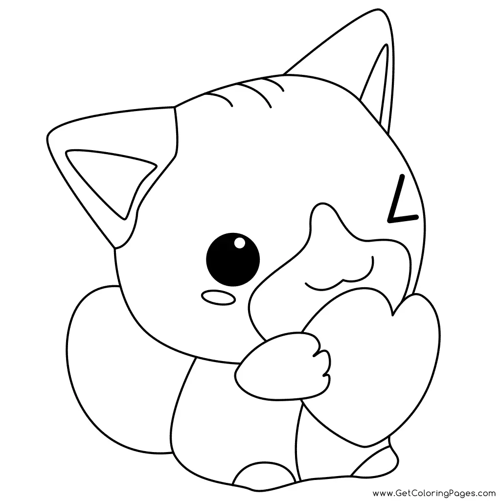 Mochi Coloring Pages 15