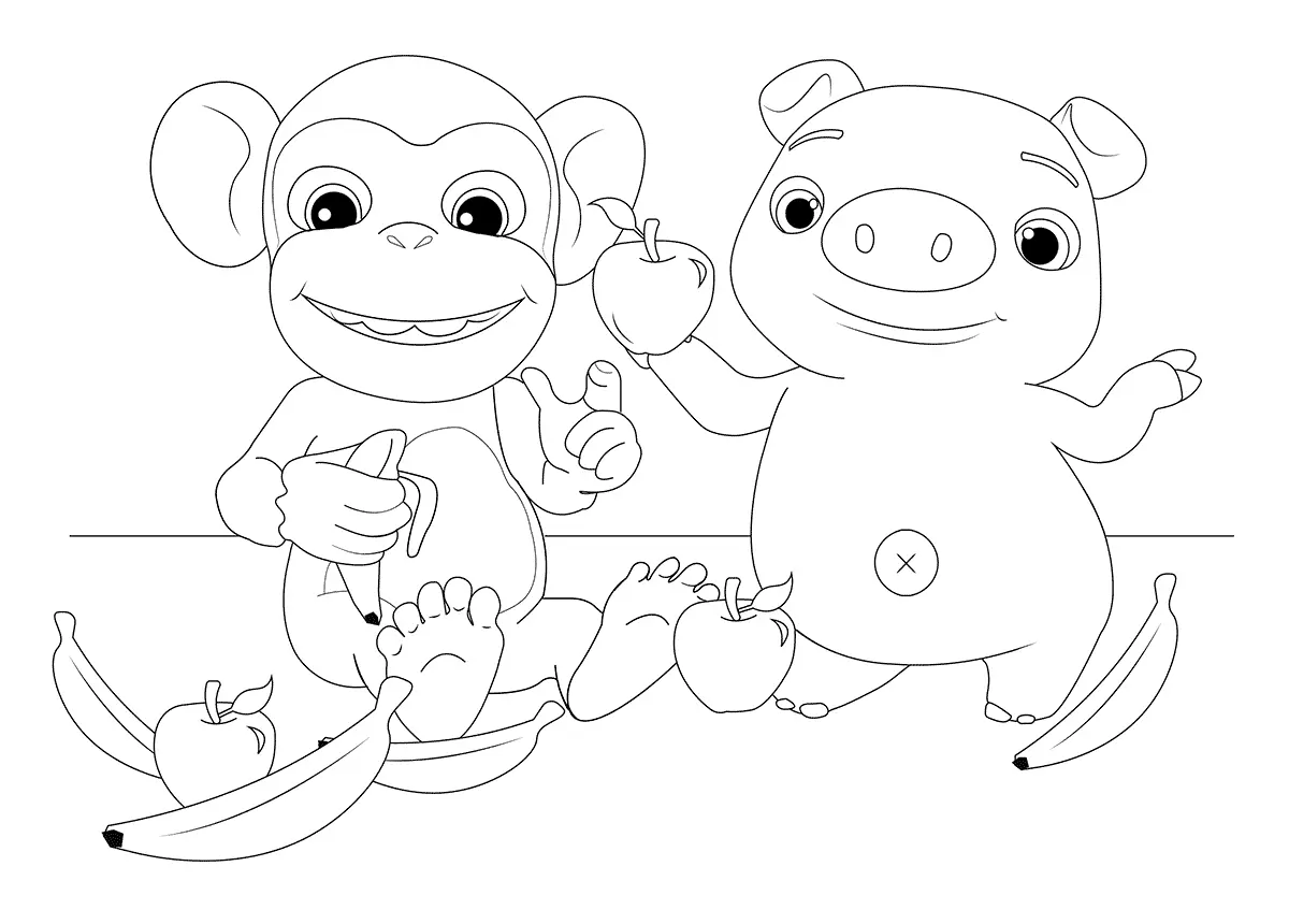 Mochi Coloring Pages 25