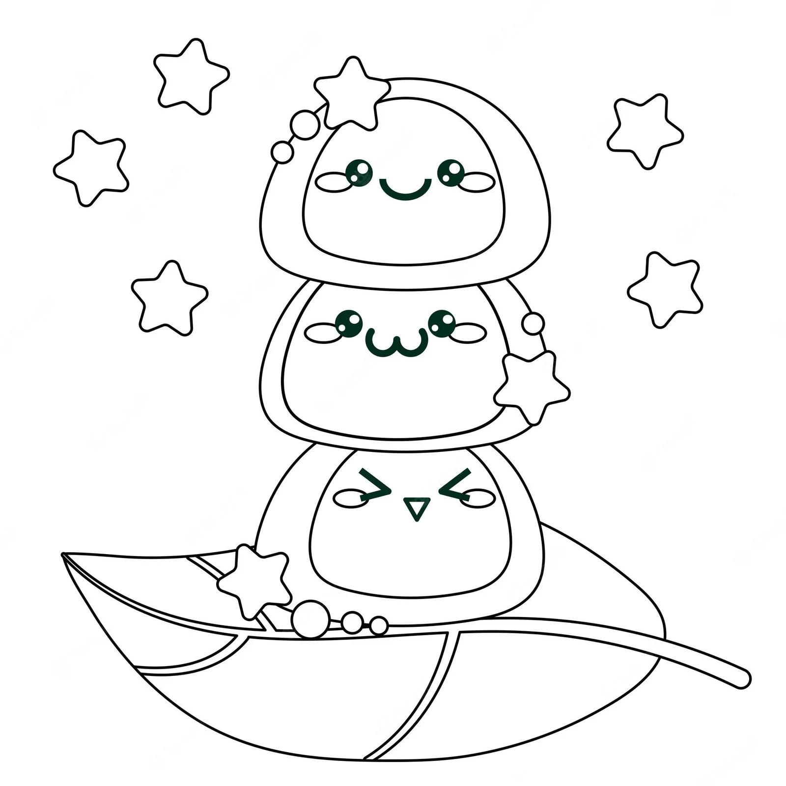 Mochi Coloring Pages 7