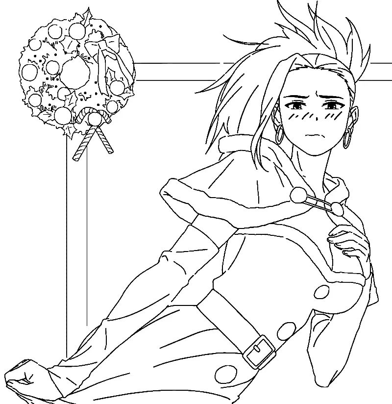 Momo Yaoyorozu Coloring Pages 56