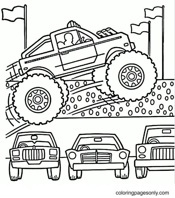 Monster Truck Ausmalbilder 127