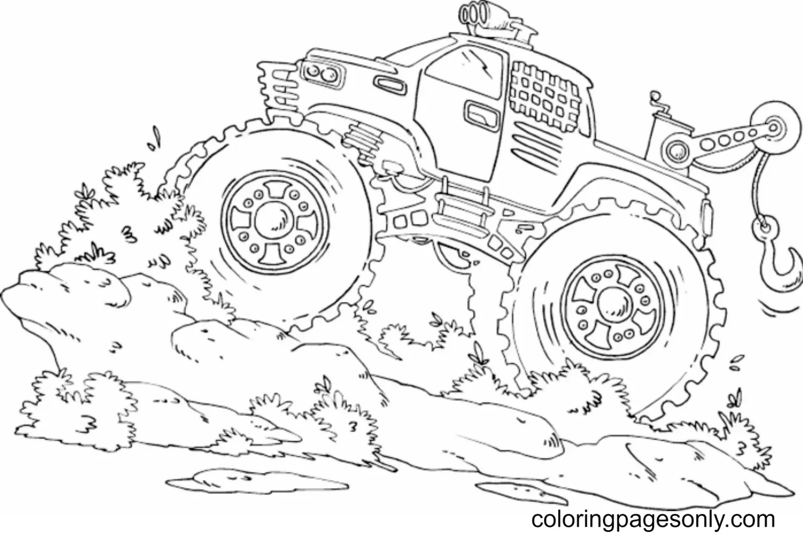 Monster Truck Ausmalbilder 137