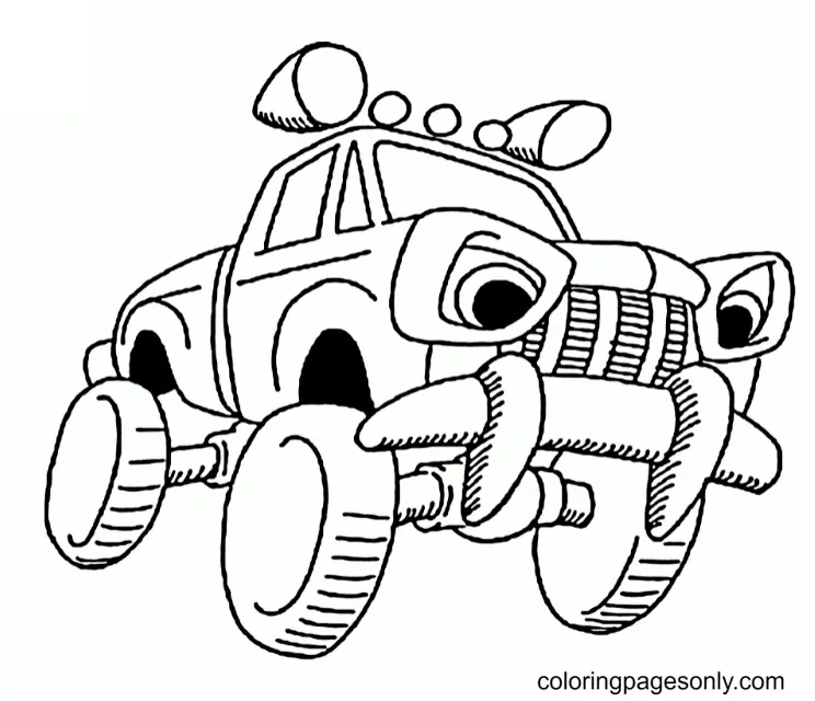 Monster Truck Ausmalbilder 162