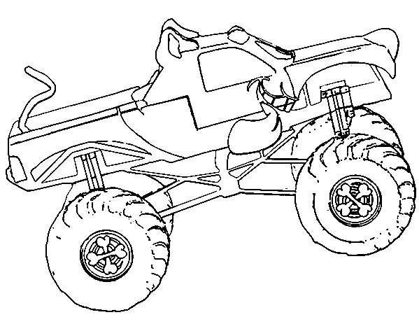 Monster Truck Coloring Pages 31