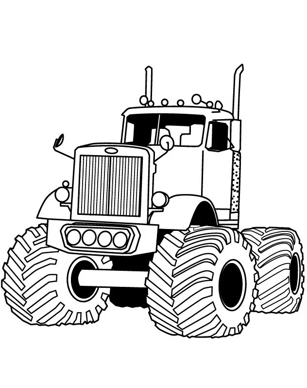 Monster Truck Coloring Pages 33