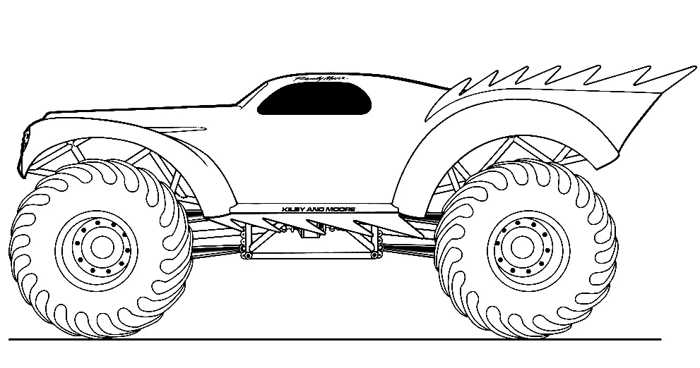 Monster Truck Ausmalbilder 52