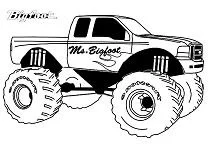 Monster Truck Coloring Pages 76