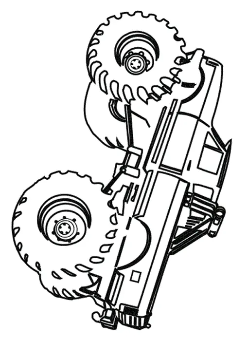 Monster Truck Coloring Pages 81