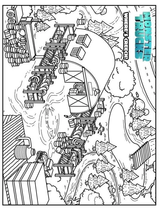 Monster Truck Para Colorear 95