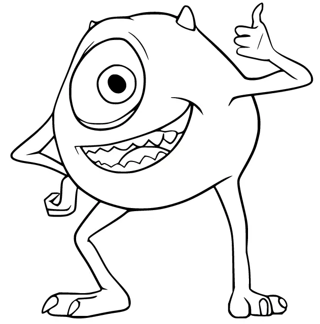 Monsters Inc Coloring Pages 11