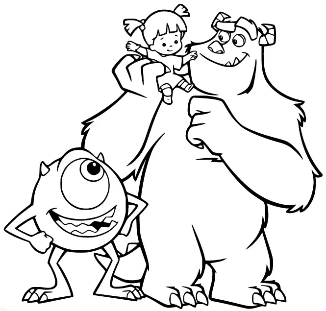 Monsters Inc Coloring Pages 13