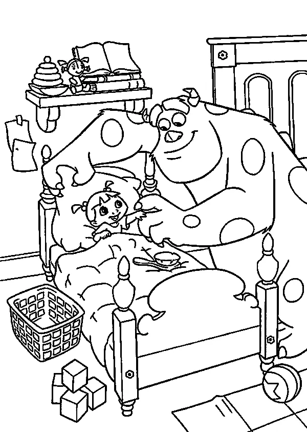 Monsters Inc Coloring Pages 14