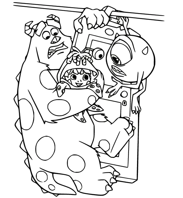 Monsters Inc Coloring Pages 20