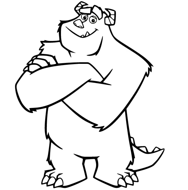 Monsters Inc Coloring Pages 34