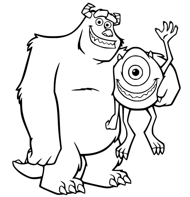 Monsters Inc Coloring Pages 38