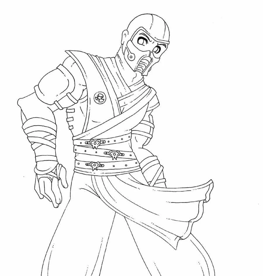 Mortal Kombat Coloring Pages 118